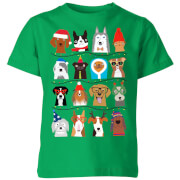 Merry Dogmas Kids T Shirt Kelly Green 3 4 Years the christmas collection kopen in de aanbieding