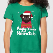 Pugly Xmas Womens T Shirt Kelly Green Xl the christmas collection kopen in de aanbieding