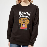 Santa Paws Womens Sweatshirt Black M the christmas collection kopen in de aanbieding