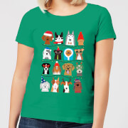 Merry Dogmas Womens T Shirt Kelly Green Xxl the christmas collection kopen in de aanbieding