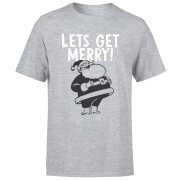 Lets Be Merry T Shirt Grey Xxl the christmas collection kopen in de aanbieding