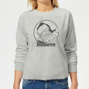 By Iwoot Believe Grey Womens Sweatshirt Xs by iwoot kopen in de aanbieding