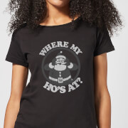 Where My Hos At Black Womens T Shirt L the christmas collection kopen in de aanbieding