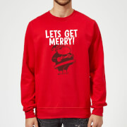 Lets Be Merry Sweatshirt Red L the christmas collection kopen in de aanbieding Lets Be Merry Sweatshirt Red L the christmas collection kopen in de aanbieding