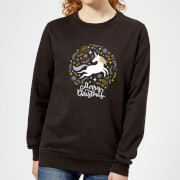By Iwoot Unicorn Christmas Womens Sweatshirt Black Xs by iwoot kopen in de aanbieding