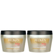 Dúo de mascarillas Frizz Dismiss de Redken (2 x 250 ml)