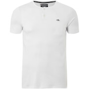 Le Shark Mens Cook Button Neck T Shirt Optic White S le shark kopen in de aanbieding Le Shark Mens Cook Button Neck T Shirt Optic White S le shark kopen in de aanbieding