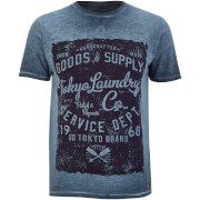 Tokyo Laundry Mens Rochester Springs T Shirt Dark Denim S Navy tokyo laundry kopen in de aanbieding