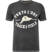 T-Shirt Homme Springfield Tokyo Laundry - Gris Ardoise - S - Gris