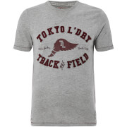 T-Shirt Homme Springfield Tokyo Laundry - Gris Clair Chiné - S - Gris