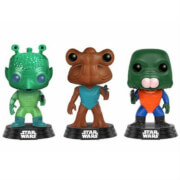 Lot de 3 Figurines Pop! EXC Greedo, Hammerhead et Walrus Man - Star Wars