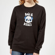 By Iwoot Pugs Kisses Womens Sweatshirt Black 4Xl by iwoot kopen in de aanbieding