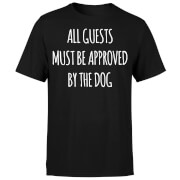 By Iwoot All Guests Must Be Approved By The Dog T Shirt Black 5Xl by iwoot kopen in de aanbieding