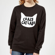 By Iwoot Crazy Cat Lady Womens Sweatshirt Black 3Xl by iwoot kopen in de aanbieding