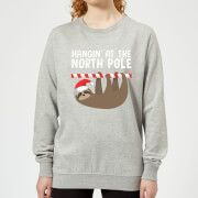 Hangin At The North Pole Womens Sweatshirt Grey Xxl the christmas collection kopen in de aanbieding Hangin At The North Pole Womens Sweatshirt Grey Xxl the christmas collection kopen in de aanbieding