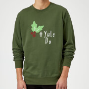 Yule Do Sweatshirt Forest Green M Red the christmas collection kopen in de aanbieding
