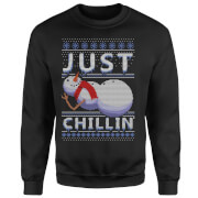 Just Chillin Sweatshirt Black S the christmas collection kopen in de aanbieding