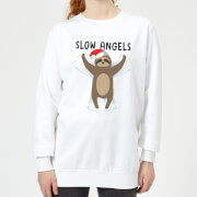 By Iwoot Slow Angels Womens Sweatshirt White Xs by iwoot kopen in de aanbieding