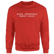 Make Christmas Great Again Sweatshirt Red S the christmas collection kopen in de aanbieding Make Christmas Great Again Sweatshirt Red S the christmas collection kopen in de aanbieding