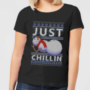 By Iwoot Just Chillin Womens T Shirt Black 3Xl by iwoot kopen in de aanbieding