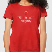 This Guy Hates Christmas Womens T Shirt Red Xxl the christmas collection kopen in de aanbieding