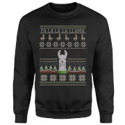 Fa La La La Llama Sweatshirt Black S the christmas collection kopen in de aanbieding