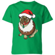 Christmas Puggin Kids T Shirt Kelly Green 5 6 Years the christmas collection kopen in de aanbieding