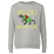 Pull de Noël Femme Veloci Wraptor - Gris - S - Gris