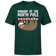 T-Shirt Homme Hangin' At The North Pole - Vert - S - Forest Green