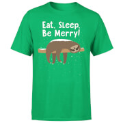 Eat Sleep Be Merry T Shirt Kelly Green Xxl the christmas collection kopen in de aanbieding