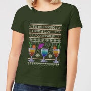 T-Shirt Homme It's Beginning To Look A Lot Like Cocktails - Vert - M - Forest Green