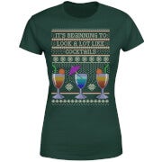 T-Shirt Homme It's Beginning To Look A Lot Like Cocktails - Vert - S - Forest Green