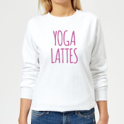 Image of Yoga Lattes Women's Sweatshirt - White - XS - White