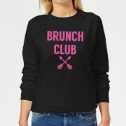 Image of Brunch Club Women's Sweatshirt - Black - XS - Black