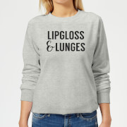 Lipgloss And Lunges Womens Sweatshirt Grey 4Xl fitness and loungewear kopen in de aanbieding Lipgloss And Lunges Womens Sweatshirt Grey 4Xl fitness and loungewear kopen in de aanbieding