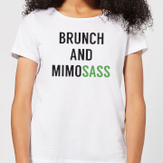 Image of Brunch and Mimosass Women's T-Shirt - White - 3XL - White
