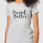 Peanut Butter Womens T Shirt Grey Xs fitness and loungewear kopen in de aanbieding