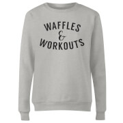 Waffles And Workouts Womens Sweatshirt Grey 3Xl fitness and loungewear kopen in de aanbieding Waffles And Workouts Womens Sweatshirt Grey 3Xl fitness and loungewear kopen in de aanbieding