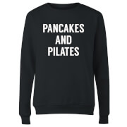 Pancakes And Pilates Womens Sweatshirt Black 4Xl fitness and loungewear kopen in de aanbieding
