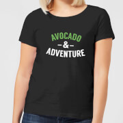 Image of Avocado and Adventure Women's T-Shirt - Black - 3XL - Black