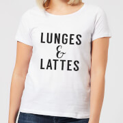 Image of Lunges and Lattes Women's T-Shirt - White - 3XL - White