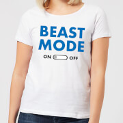 Image of Beast Mode On Women's T-Shirt - White - 3XL - White