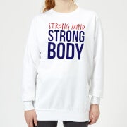 Strong Mind Strong Body Women's Sweatshirt - White - XS - Weiß