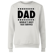 The Dad Collection Taxi Service Womens Sweatshirt White Xxl the dad collection kopen in de aanbieding