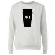 By Iwoot Full Pint Womens Sweatshirt White Xs by iwoot kopen in de aanbieding