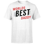 The Dad Collection Worlds Best Daddy T Shirt White Xxl the dad collection kopen in de aanbieding