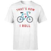 The Dad Collection Thats How I Roll T Shirt White Xxl the dad collection kopen in de aanbieding