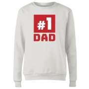 The Dad Collection Number 1 Womens Sweatshirt White Xl the dad collection kopen in de aanbieding