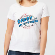 By Iwoot Daddy My Superhero Womens T Shirt White 5Xl by iwoot kopen in de aanbieding