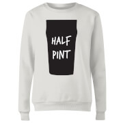 By Iwoot Half Pint Womens Sweatshirt White 4Xl by iwoot kopen in de aanbieding